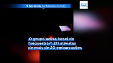 Forças israelitas intercetam a Flotilha Global Sumud em águas internacionais perto da Grécia