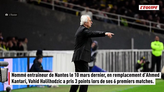 Vahid Halilhodzic aurait aimé arriver plus tôt à Nantes : « Un mois de plus et c'était réglé » - Foot - Ligue 1 - Nantes