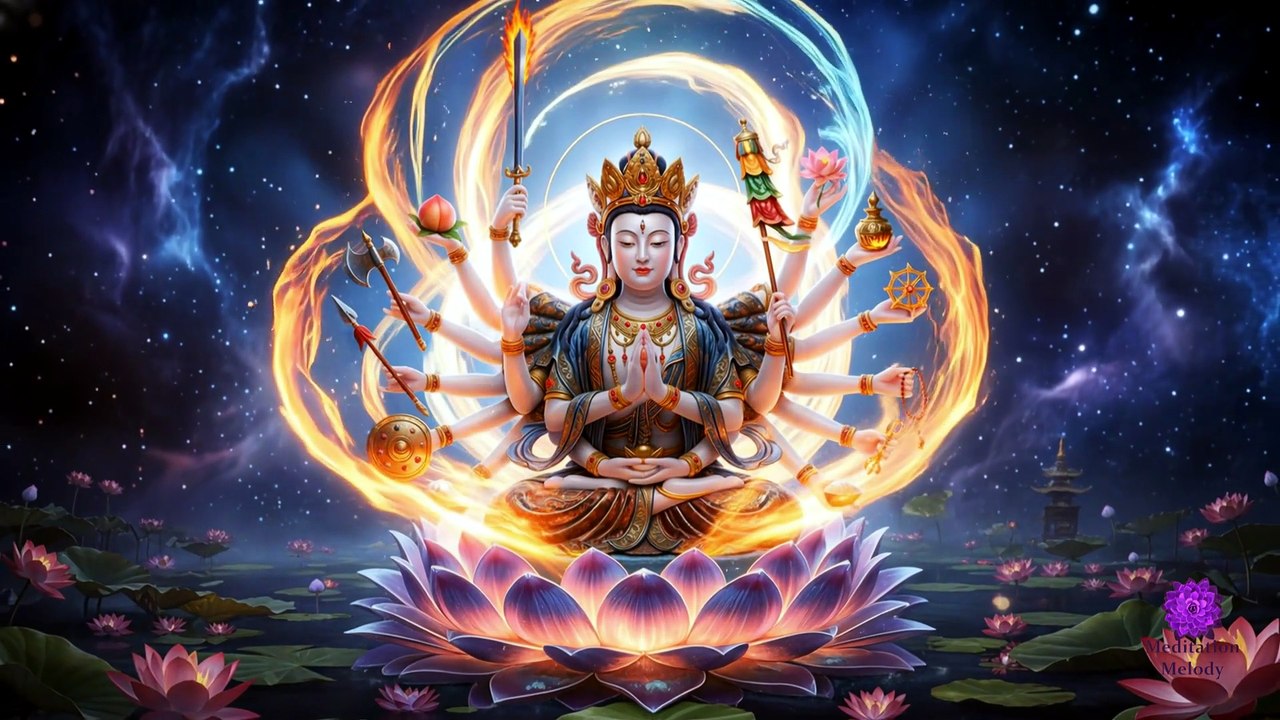 Deep Healing Cundi Bodhisattva Mantra | Tadyatha Om Cale Cule Cunde Svaha Chant | 準提菩薩