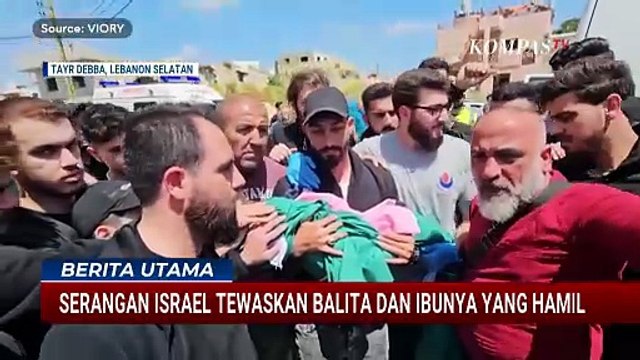 Serangan Israel di Lebanon Selatan Tewaskan Balita dan Ibu Hamil, Ratusan Warga Iringi Pemakaman