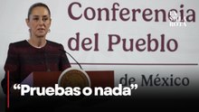 Sheinbaum responde a EU “No vamos a cubrir a nadie”