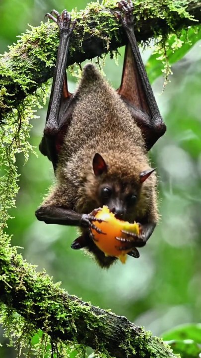 Udti Hui Lomri? 🦇 Ajeeb-o-Ghareeb Fruit Bats! | Amazing Wildlife Facts | #animalfacts #shorts.