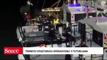 Ayvalık açıklarında yelkenli tekneye uyuşturucu operasyonu: 5 tutuklama