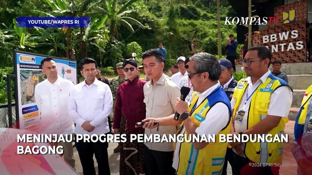 Didampingi Raffi Ahmad, Wapres Gibran Tinjau Progres Bendungan Bagong di Trenggalek