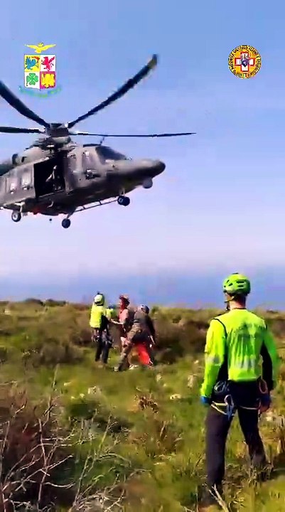Il video del recupero di una escursionista a Monte Gallo