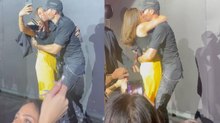 Enrique Iglesias besa apasionadamente a fan