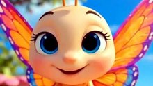Butterfly Flew on a Bus 🦋🚌 Cute Funny Kids Rhyme | Baby Butterfly Song
