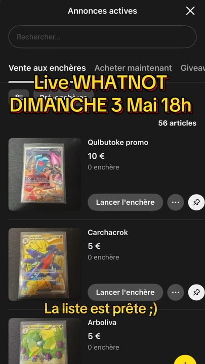 Ce dimanche !!!