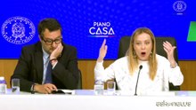 Meloni sbotta: presento il Piano casa e mi chiedete di Minetti