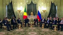 Russian President Putin holds talks with Republic of the Congo President Denis Sassou Nguesso.