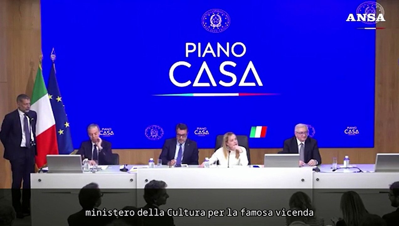 Meloni: "Buttafuoco capacissimo, non avrei fatto la sua scelta sul padiglione russo"