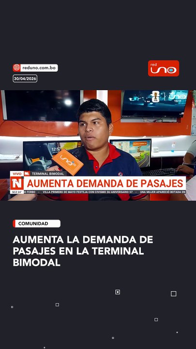 #Comunidad l Aumenta la demanda de pasajes en la Terminal Bimodal por el feriado largo. Decenas de personas acuden con anticipación para asegurar su viaje.