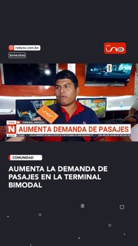 #Comunidad l Aumenta la demanda de pasajes en la Terminal Bimodal por el feriado largo. Decenas de personas acuden con anticipación para asegurar su viaje.