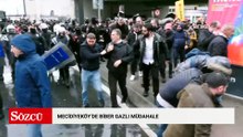 Mecidiyeköy'de biber gazlı müdahale