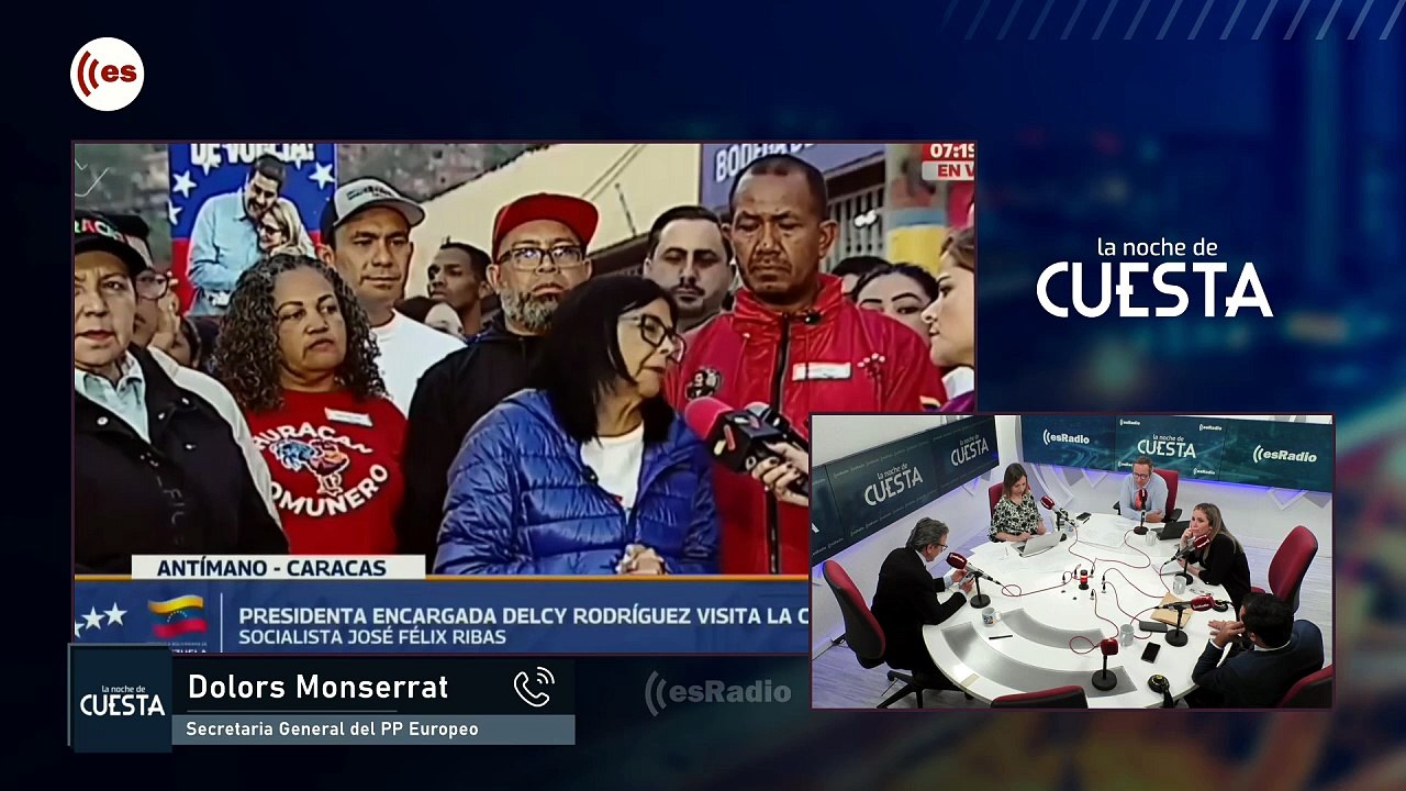 Dolors Montserrat sobre los socialistas españoles que votaron en contra de levantar sanciones a Delcy: "Es una victoria"