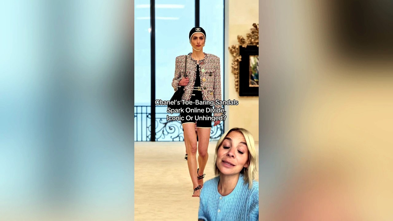 Chanel’s Toe-Baring Sandals Spark Online Divide—Iconic Or Unhinged?