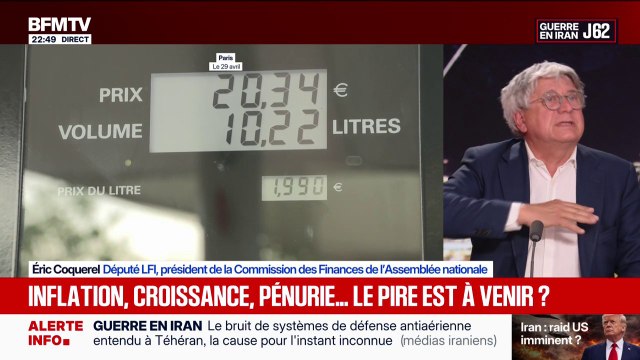 Hausse des prix des carburants: selon Éric Coquerel, député LFI, la solution est de “bloquer les prix et bloquer les marges au niveau des raffineurs