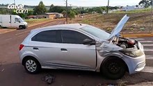 Carro e van batem no Jardim Panceira, em Toledo