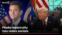 Trump faz piada com orelha de diretor da Nasa ao receber astronautas na Casa Branca: 'Superaudição'