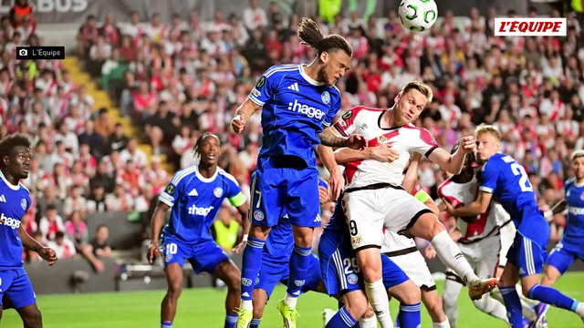 Battu par le Rayo Vallecano en demi-finale aller de Ligue Conférence, Strasbourg devra tout renverser dans une semaine - Foot - Ligue Conférence