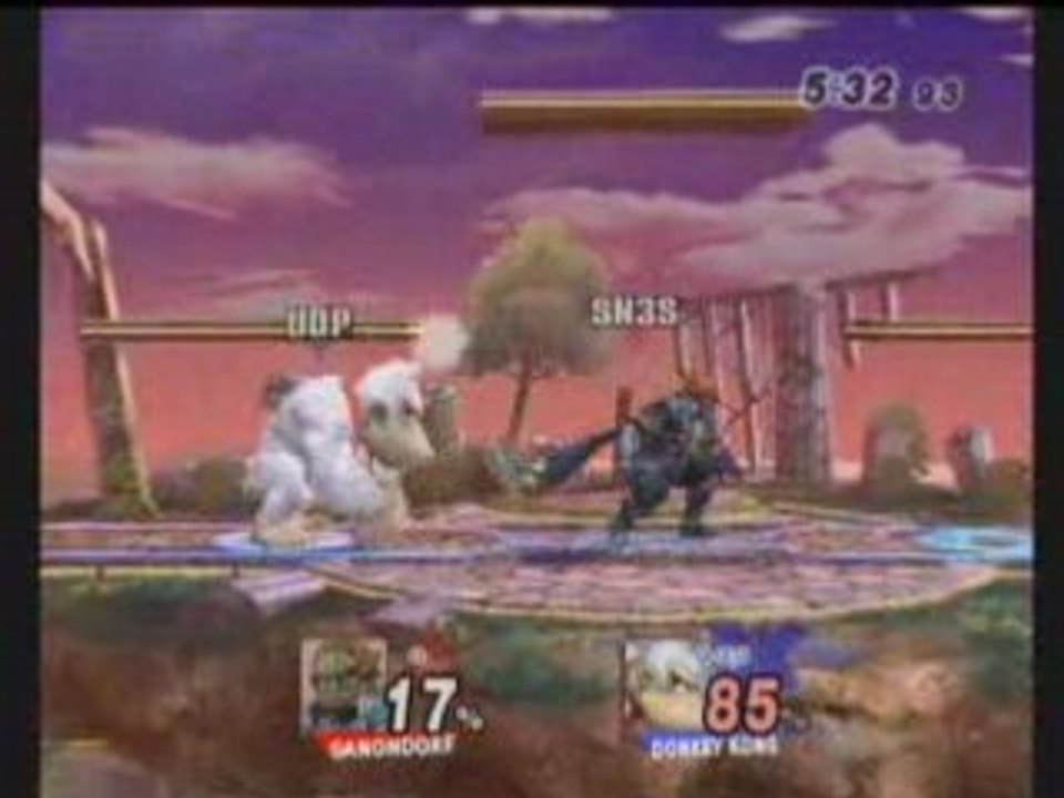 Brawl SN3S (Ganon) Vs UDP (Donkey Kong)