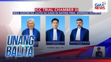 Unang status conference ng Trial Chamber III, itinakda sa May 27 | Unang Balita