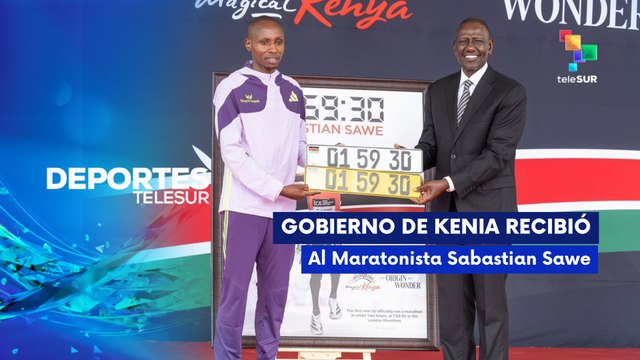 DEPORTES TELESUR | William Ruto recibió en Nairobi al maratonista Sabastian Sawe 30-04-2026