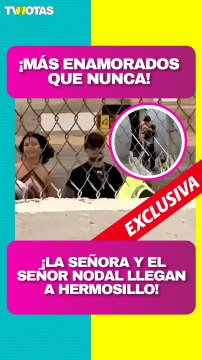 Christian Nodal y Ángela Aguilar llegan a Hermosillo… ¡más enamorados que nunca!