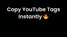 Get YouTube Tags in One Click ⚡ (Free Tool)