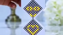 Game Timer 3D Electronic Hourglass Cyber Style Sense of Technology Yellow Light