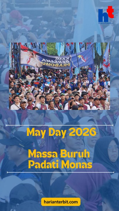 May Day 2026Massa Buruh Padati Monas!