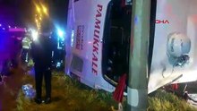 Balıkesir'de yolcu otobüsü devrildi: 3 ölü, 31 yaralı var!