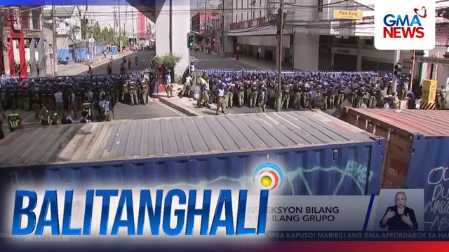 Iba't ibang grupo, nagmartsa pa-Mendiola para ipanawagan ang dagdag-sahod at pagpapababa ng presyo ng mga bilihin | Balitanghali