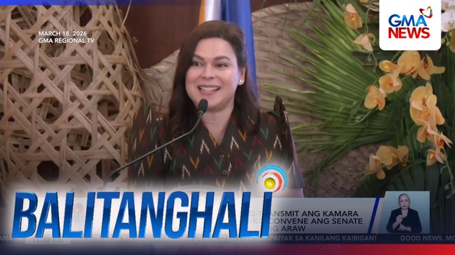 SP Sotto - Kung makapag-transmit ang Kamara ng Articles of Impeachment, magko-convene ang Senate Impeachment Court matapos ang isang araw | Balitanghali
