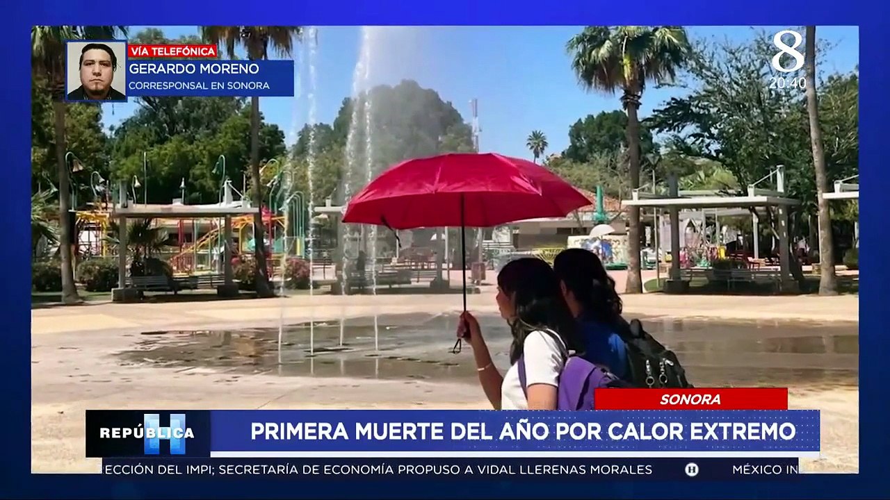 ¡El calor ya cobra víctimas! Primera muerte por las altas temperaturas enciende alarmas en Sonora