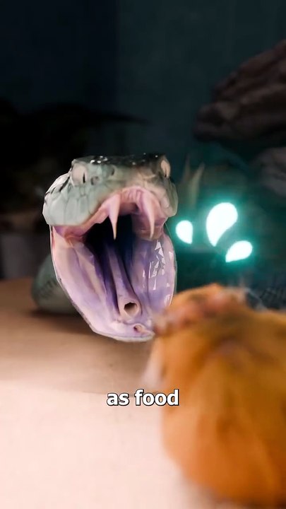 Snake Befriends Hamster Instead Of Eating It 😮