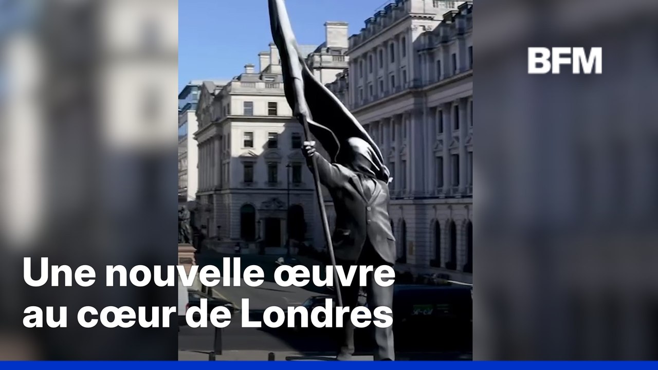 L'artiste Banksy revendique une nouvelle statue au cœur de Londres