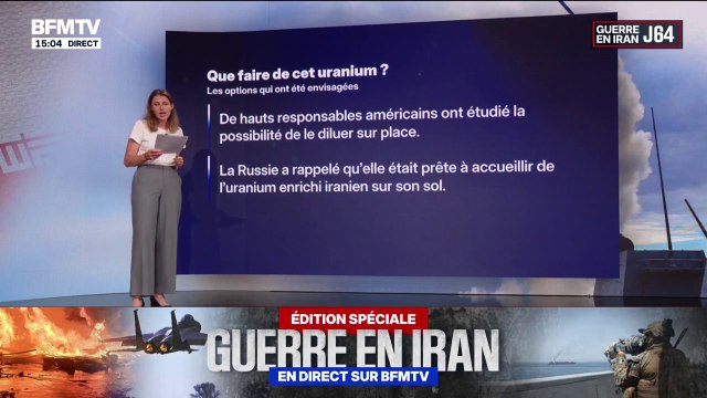 Ce que l'on sait de l'uranium enrichi en Iran