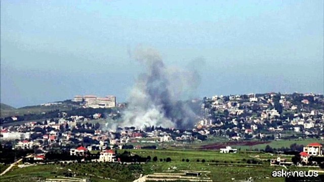 Libano, dopo raid israeliani nel sud, nuvole di fumo sui villaggi