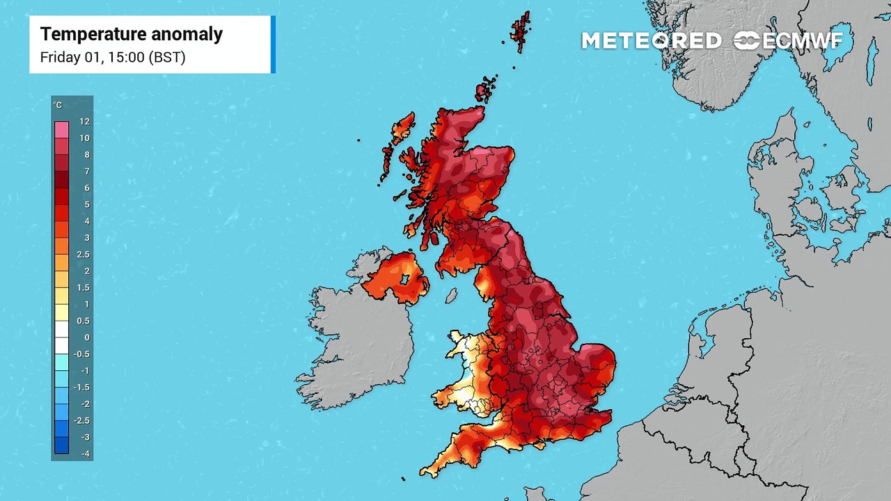 Temperatures will feel highest in the Eastern coast today, making it the warmest day of the year