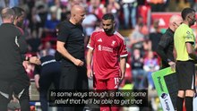 Slot relieved that Salah injury is minor