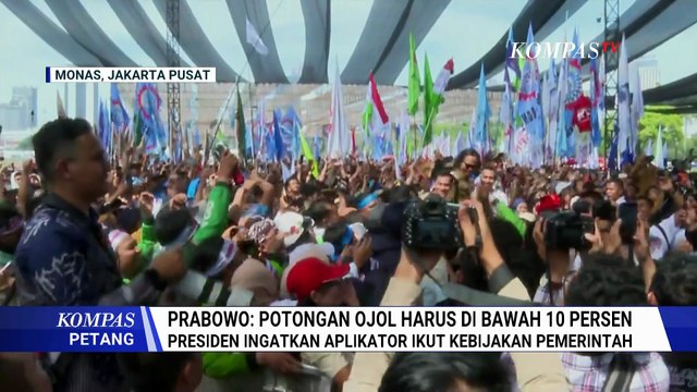 Menggebu! Di Depan Buruh, Ini Poin Pidato Prabowo di May Day 2026 | KOMPAS PETANG