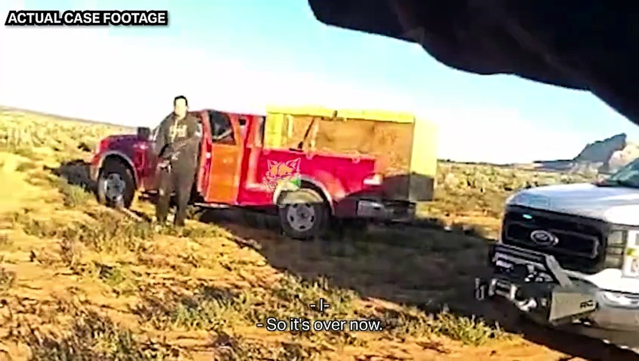 Wanted Man Pulls Out Chainsaw During Traffic Stop