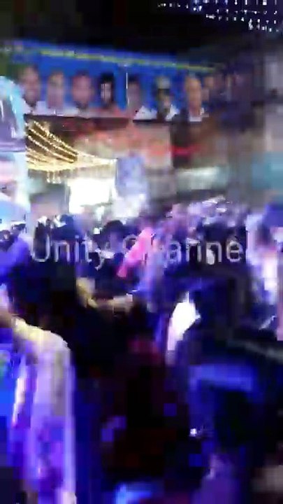 Bhim Jayanti Celebration with Woman Danceing on DJ Music.