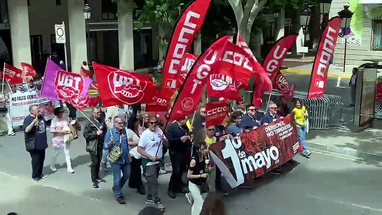 Manifestación del 1 de Mayo en Albacete 2026.