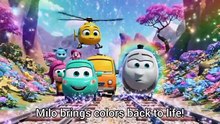 Milo and the Invisible Rainbow Train 🌈🚂 | Magical Rescue Story for Kids