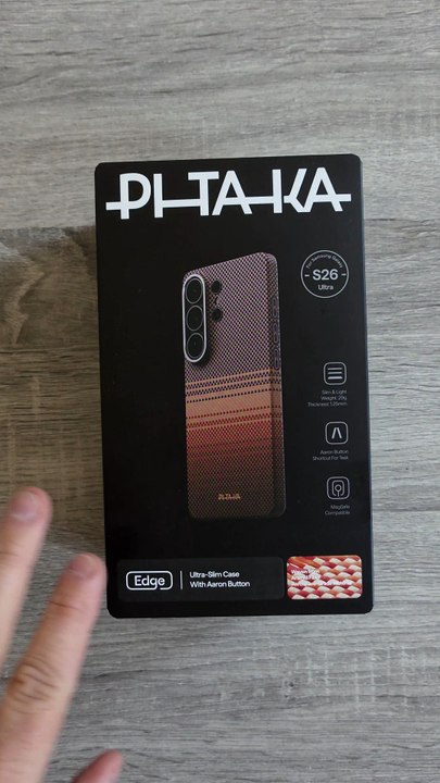Ma nouvelle coque Pitaka pour le Samsung Galaxy S26 Ultra ! 📱✨