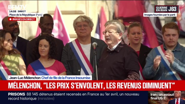Carburants: L'augmentation des prix à la pompe remplit les poches des pétroliers , affirme Jean-Luc Mélenchon