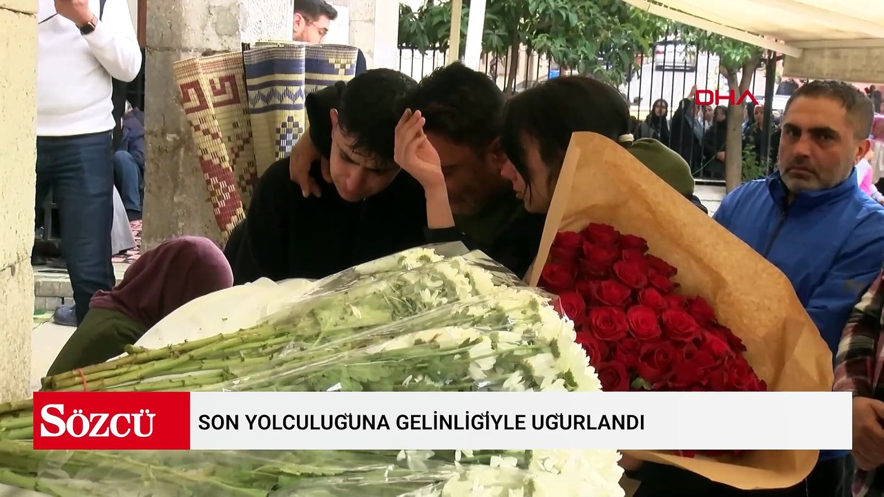 Burun estetiği ameliyatı sonrası ölen Hatice, gelinlikle son yolculuğa uğurlandı