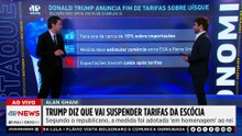 Trump diz que vai suspender tarifas da Escócia após visita do Rei Charles III